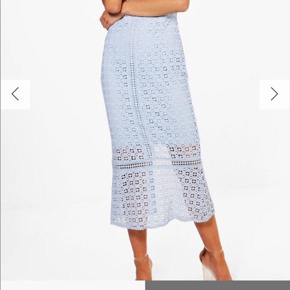 Boohoo crochet midi dress - Picture 2 of 6